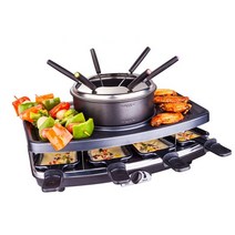 가정용고기불판 멀티그릴 3in 1 냄비 전기 그릴 1500w 바베큐 라클레트 식탁 8 인용 비 스틱 코팅, 01 3in 1 Electric Grill_01 EU