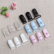 짱패브릭 (10개)플라스틱멜빵집게 클립-3size, 15mm혼합, 10개