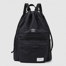 UMBRO 엄브로 나일론 메탈 스트링백 블랙(UO323CBG82)