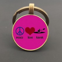 남해 제주 레저 배 관광지 카약 투명 수상 즐길거리 new 캐주얼 스포츠 카누 슬라럼 키 체인 keyring 빈티지 러브 여성 남성 링 쥬얼리, [21] Bronze -357B