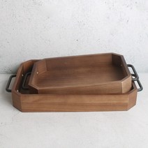 팔각 트레이 3size 1인세트 쟁반, 1호