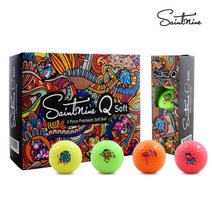 세인트나인 SaintNine Q/X/QS 골프공 선물용, 세인트나인-Q 12알 1박스 화이트