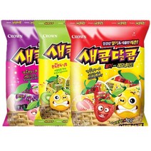 크라운 새콤달콤 200g x 10개 딸기 포도 복숭아 키위 레모네이드 대용량 캔디, 새콤달콤 200g 포도 복숭아 10개
