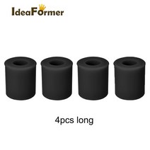3D 프린터 부품 IdeaFormer 4Pcs 고온 실리콘 솔리드 스페이서 핫 베드 레벨링 열 CR10 CR10S Ender3 Pr I3, [01] 1 set, [03] Black 4 pcs long