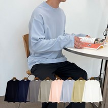 루이스 남자 리버플 무지 긴팔 티셔츠 SD_220978