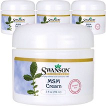 스완슨 MSM 크림, 4개, 59ml