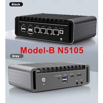 신제품 11 세대 2.5G 펜티엄 N6005 셀러론 N5105 V5 라우터 4 * 인텔 i226 Nics NVMe 팬리스 미니 PC pfSe, 01 No Ram No Storage_04 EU, 03 ModelB Celeron N5105