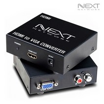 이지넷유비쿼터스 HDMI to VGA 컨버터 NEXT-2215HVC
