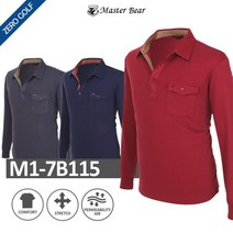 [MASTER BEAR] 마스터베어 로고 남성 긴팔 티셔츠 _M1-7B115