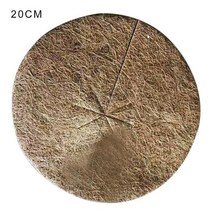 농업용 잡초 방제 나무 잔디 작물 보호 매트 10PCS 식물 커버 화분 겨울 보호 코코넛 뿌리 덮개 디스크 Coi, 01 20cm