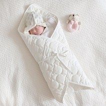 헬로미니미 곰누빔 아기 겉싸개 사계절 신생아 겉싸개