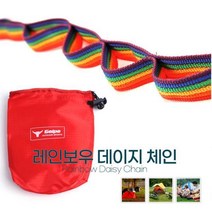 캠핑 캠핑용품 레인보우 데이지 체인190cm, 해당 상품 선택하기