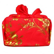 동대문보자기 웨딩 용품 웨딩 웨딩 패키지 신부 지참금 레드 신부 지참금 레드 패키지 포장지 색동보자기, 8.  모란 안녕자 술(자수 보자기 2장) / 21c