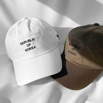 영문자수 볼캡 코리아 야구 모자 국산 데일리 패션 연예인 캡모자 패션모자 여성 커플모자 숏챙모자