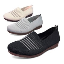 마마슈 A15F라임 여성 여름 메시 단화 심플 통풍 논슬립 엄마 할머니