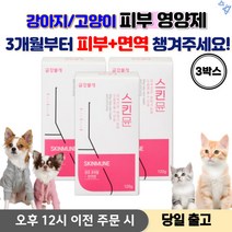 강아지 피부 영양제 강아지영양제피부 강아지 영양제 종합영양제 애견영양제 강아지종합영양제 강아지피부염, 3박스