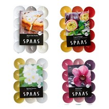 [홈앤하우스] 티라이트 향초 24개 다색 플릿팩 SPAAS, 상세설명 참조, 서던시트러스, 상세설명 참조