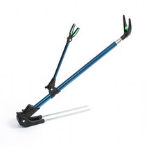 민물낚시 받침틀 낚싯대 접이식 각도조절 받침대 2.4m, 단품