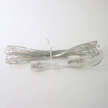크리스마스 전구 2핀 연결선, 연결선(실버)_LED190300