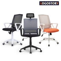 (LOGOSTORY 메쉬 컴퓨터의자 (AIR-MA100 레드 메쉬/레드/컴퓨터의자