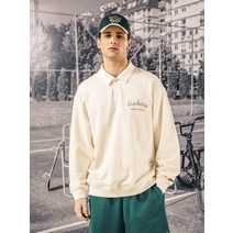 [국내 매장판] Diadora 벨리시마 테니스 카라 맨투맨 OFF WHITE 278498