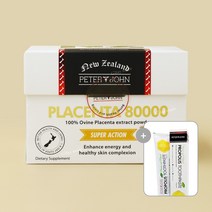 피터앤존 뉴질랜드 고함량 양태반 플라센타 80000mg 60캡슐 양태반분말 가루 캡슐, 60캡슐 (2개월분), 1박스