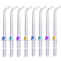 구강 위생 액세서리 waterpik WP-100 WP-450 Waterpulse & Nicefeel Flycat 용 8pcs WP-660, 한개옵션0