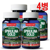 통라이프 캐나다 스피루리나 골드 2개월분 4병, 상세페이지참조