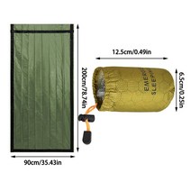 비비색 1인용 텐트 백팩킹 비박텐트 2인용텐트 야외 비상 침낭 열 방수 경량 Bivy 자루 등산 하이킹 캠핑, 01 Standard