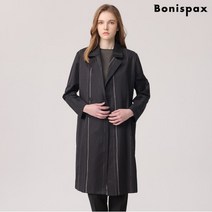 보니스팍스 보니스팍스 세로 패턴 롱 자켓-MF69JK082