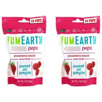 야미얼스 스트로베리 롤리팝 글루텐 프리 14개입, 85g, 2개
