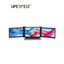휴대용 트윈 모니터 full hd IPS 노트북과 트리플 모니터 구성 주식 영상 개발자, 14인치