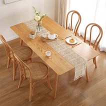 (가디언블루) 크로쉐 뜨게 테이블러너 레이스 6인용, 쿠팡 본상품선택, 쿠팡 다이아스트라이프_4인용 30x200cm, 쿠팡 본상품선택