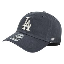 USA 정품 47브랜드 로고 LA다저스 남여공용 클린업 볼캡 빈티지네이비, 47C_02_빈티지네이비, FREE