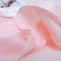 데코탑 린넨원단모음전 린넨무지 린넨천 여름원단 면린넨 혼마원단 마천, 2.샤인마직핑크