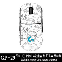 지슈라 마우스 커스텀 스티커 피트 게이밍 무선 로 슈퍼라이트 패치 Gpro