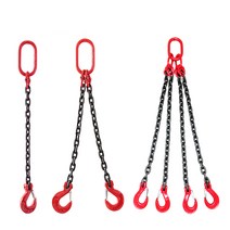 쿠사리 체인 호이스트 리프트 쇠사슬 인양 고리 후크, 2톤 1.5m 다리 2개 (체인 8mm), 1개