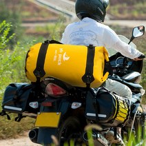 장바9니 오토바이가방 여행용 방수팩 바이크 리어백 40L 80L, 블랙