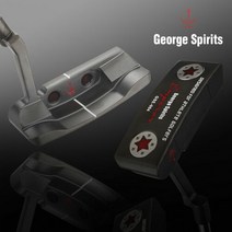 브랜드없음 (조지스피리츠) 2022년 엠페라 GSE-004 단조 퍼터(블랙/실버), (실버) 34인치, 선택완료