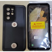 동대문띵동 s21 s21+ s21울트라 자석 방수케이스 배달대행거치대 배달 오토바이거치대 필수품이죠(블랙) 동대문띵동거치대