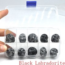 블러드스톤 비즈 목걸이 원석 패션 10 개/대 유리 구슬 크리스탈 매직 요술 동상 홈 장식 마녀 보석 할로윈