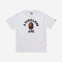 베이프 x JJJ자운드 컬리지 티셔츠 화이트 BAPE x JJJJound College T-Shirt White l l