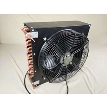 열교환기 판형 수냉식 쿨러 냉각팬 물콘 냉동 냉장, 외부 로터 모터 1-8hp 대형 콘덴서 3×4