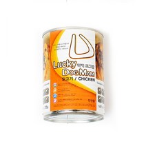 럭키 도그맘 닭고기맛 캔 375g 24개 1박스