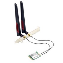 듀얼 밴드 무선 인텔 9560AC NGW CNVI 1.73Gbps 와이파이 802.11ac 블루투스 5.0 Wlan 카드 MHF4 U F.L 안, 04 9560ac 10DB set
