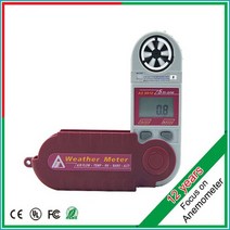휴대용 체감온도계/풍속측정/기상관측/열파지수측정기AZ-8910, 없음