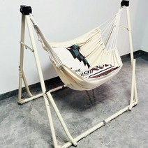 가정용해먹 접이식 스탠드 감성 그네 인테리어, 블랙