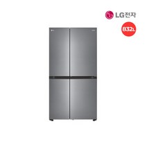[엘지전자] ○[832L] LG 디오스 매직스페이스 양문형 냉장고 메탈 실버 (S834S3, 상세 설명 참조