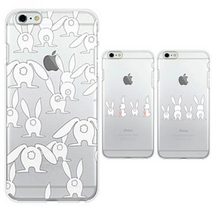 루나 화이트래빗 투명 젤리케이스 L800, A, 없음