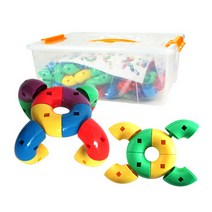 지니맥 리글위글B 창의블록세트 160피스